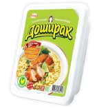 Доширак вермишель со вкусом острой курицы, лоток,  90 гр